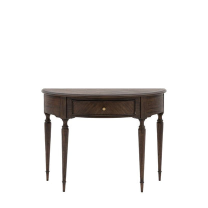 harper dark demi lune table - nineteen/seventy