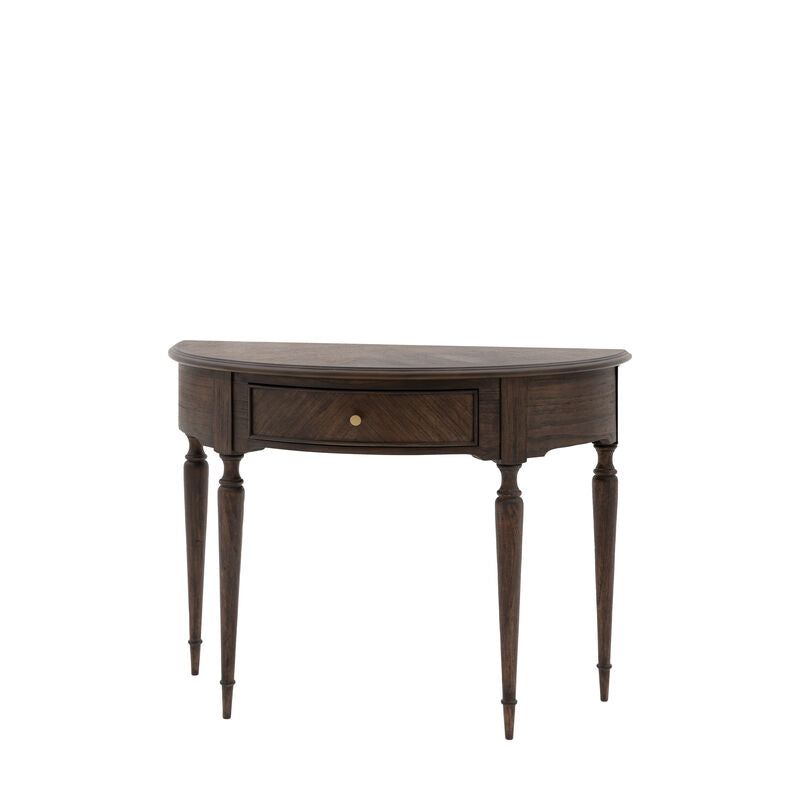 harper dark demi lune table - nineteen/seventy