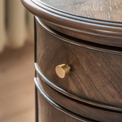 harper dark drum sidetable - nineteen/seventy