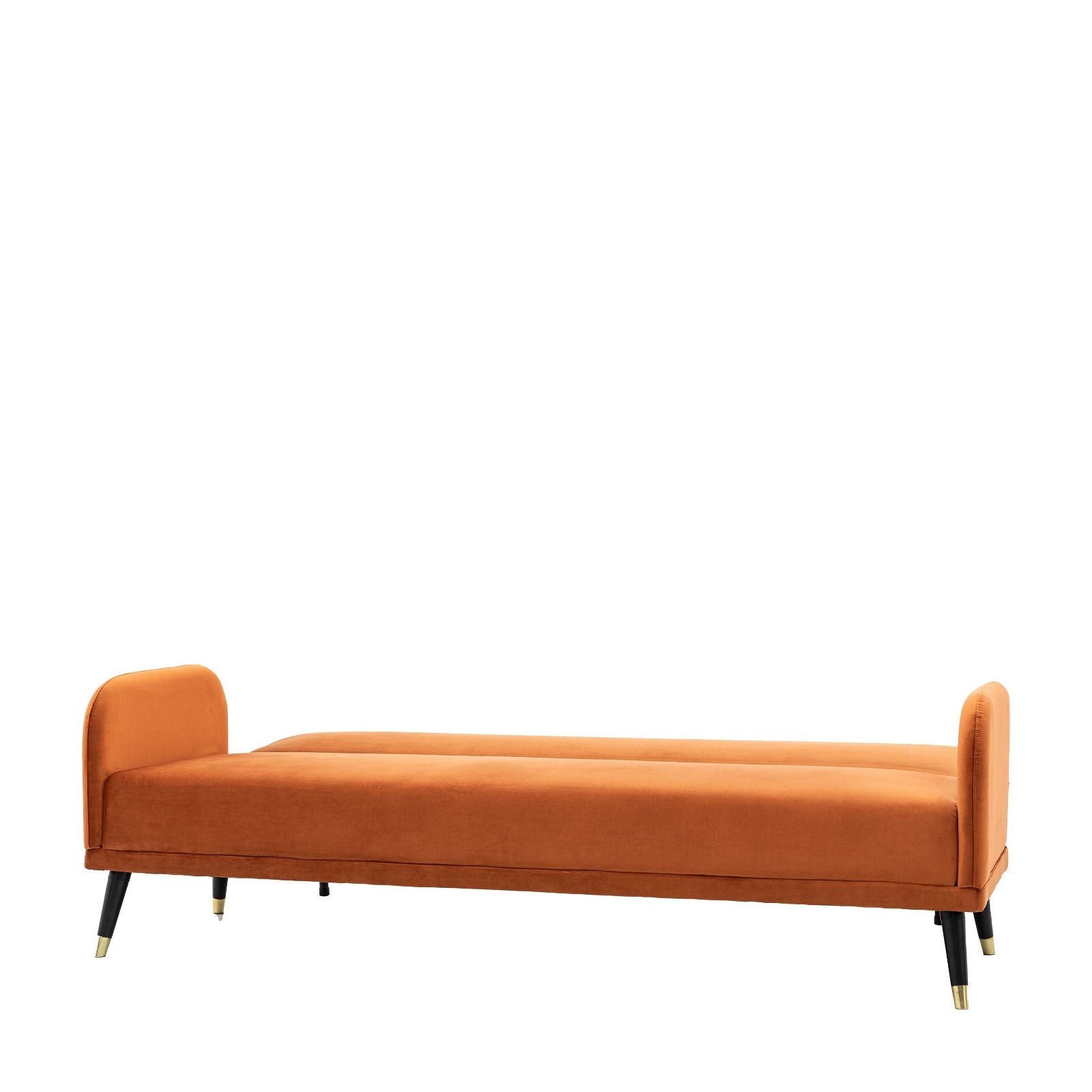 helga sofa bed in rust - nineteen/seventy