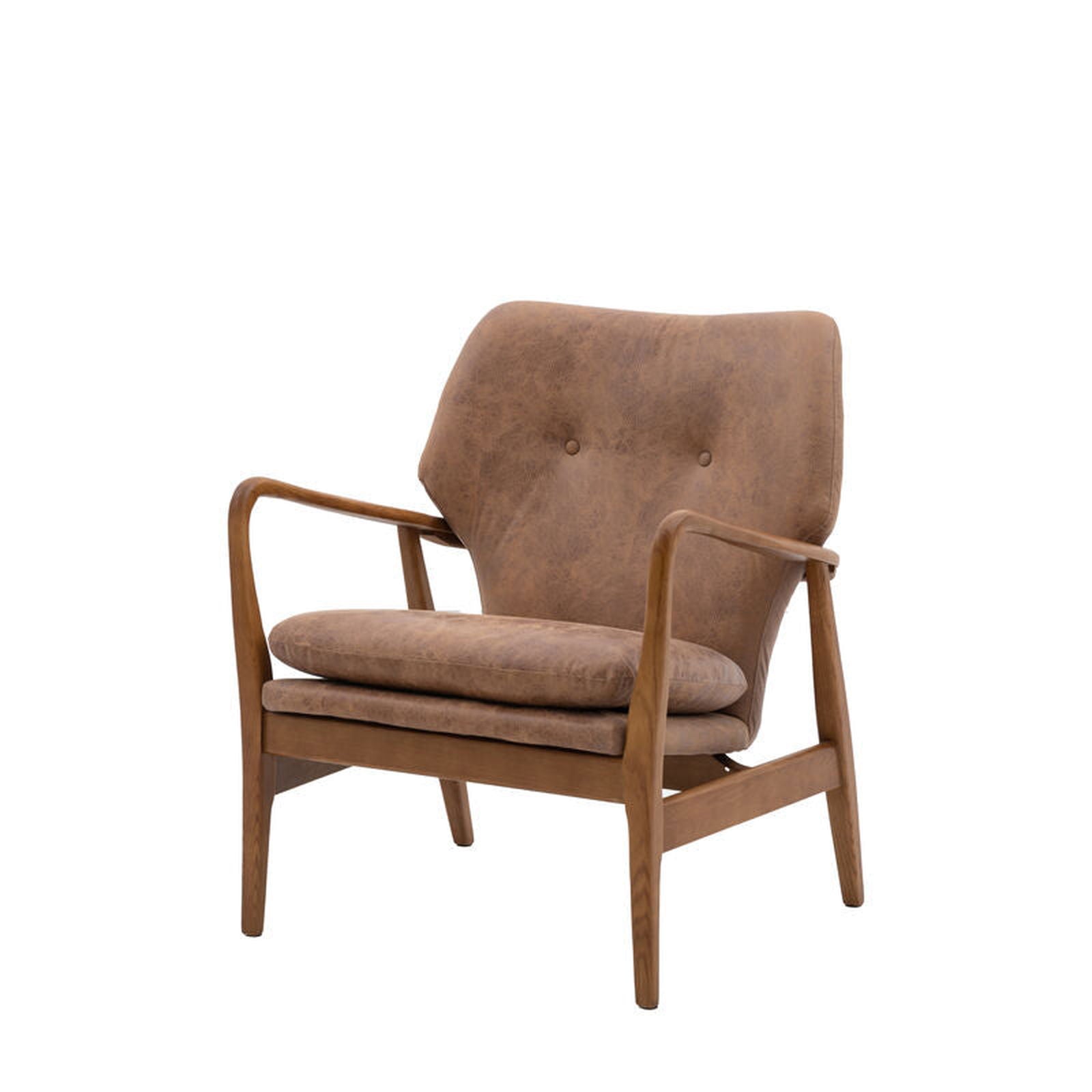 james armchair in leather - nineteen/seventy