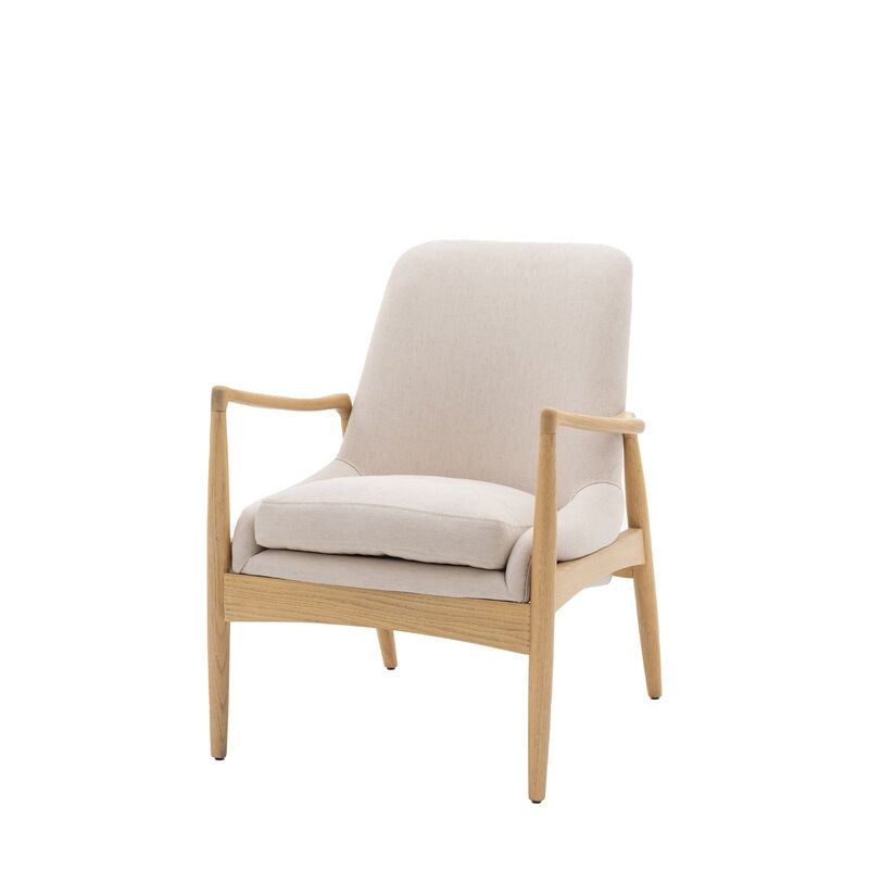 jesse armchair in linen - nineteen/seventy