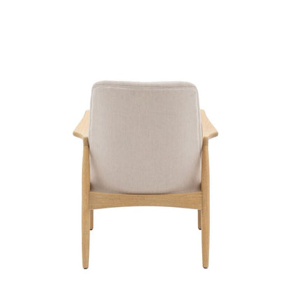 jesse armchair in linen - nineteen/seventy