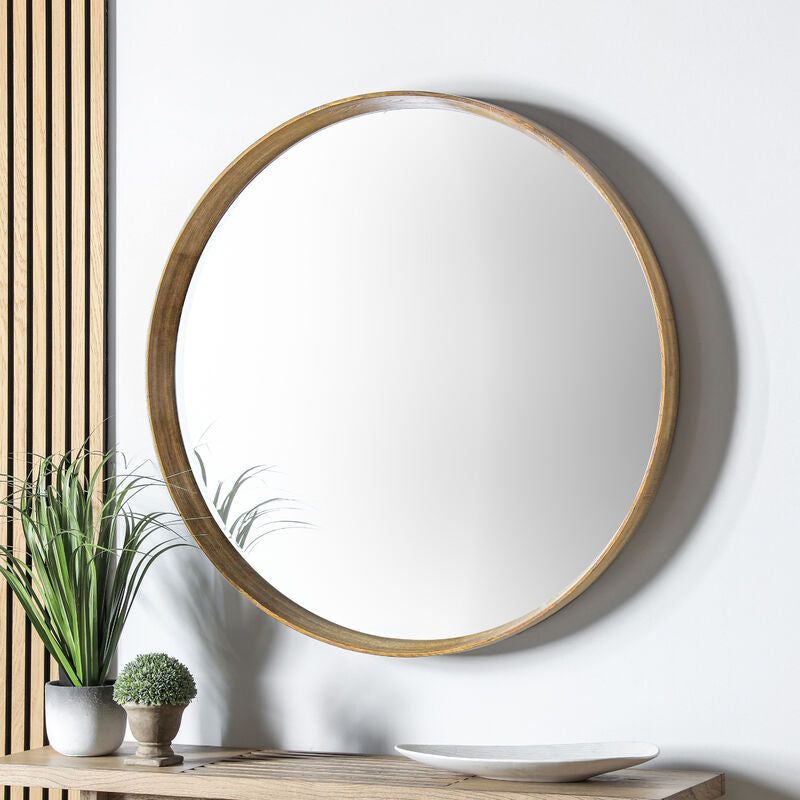 katie round mirror - nineteen/seventy