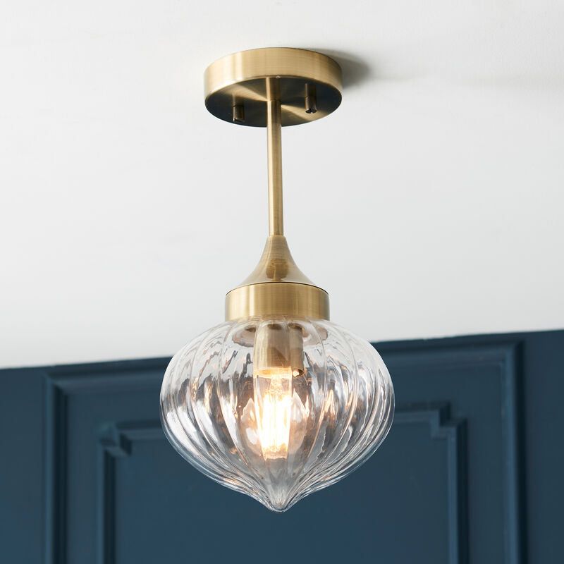 Lana Ceiling Light In Brass - nineteen/seventy