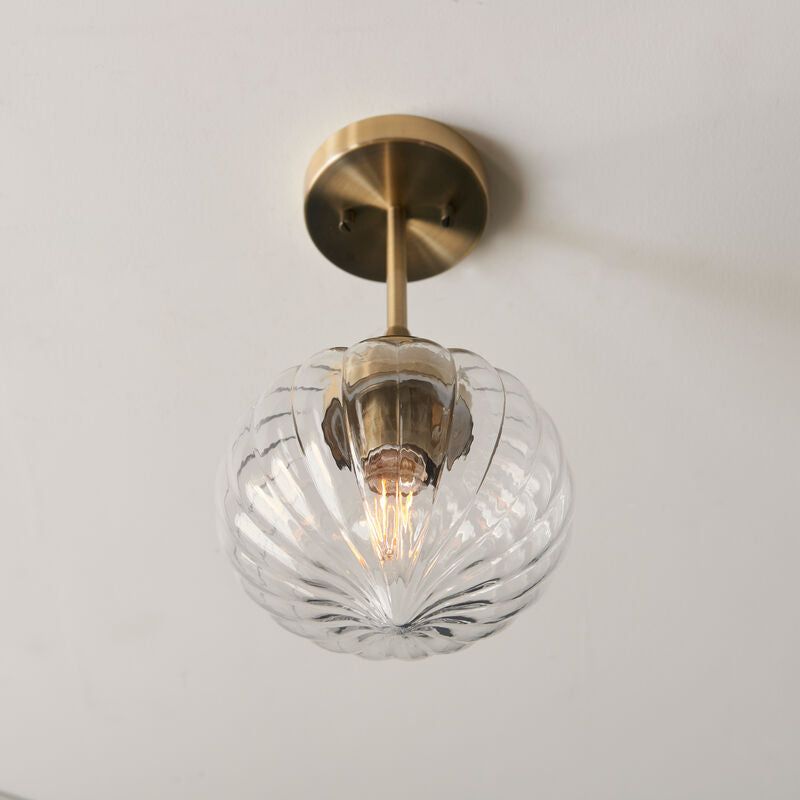 Lana Ceiling Light In Brass - nineteen/seventy