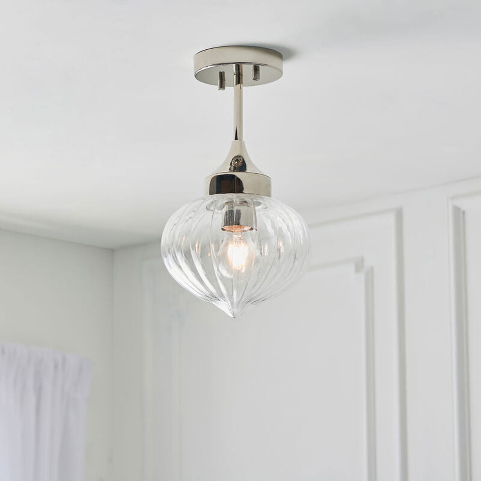 lana ceiling light in nickel - nineteen/seventy