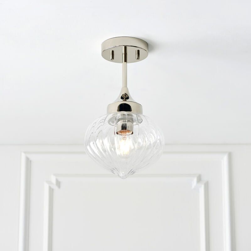 lana ceiling light in nickel - nineteen/seventy