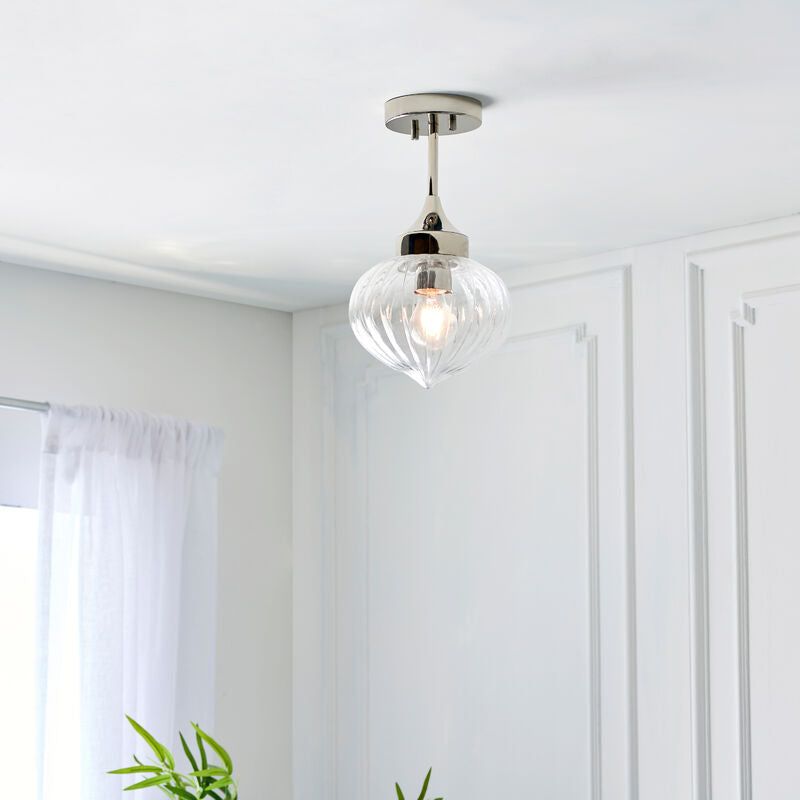 lana ceiling light in nickel - nineteen/seventy