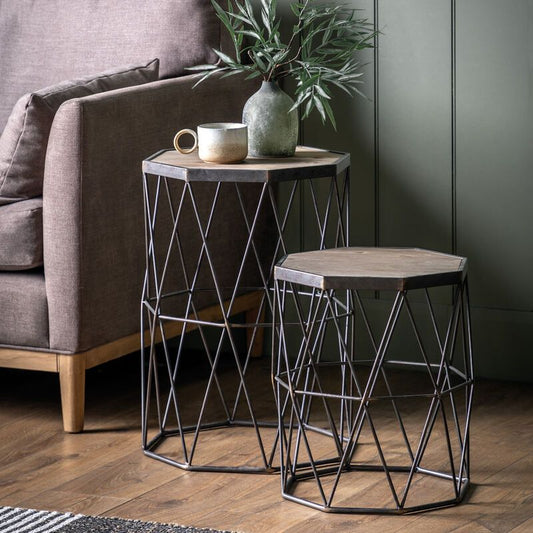 marsha set of 2 side tables - nineteen/seventy