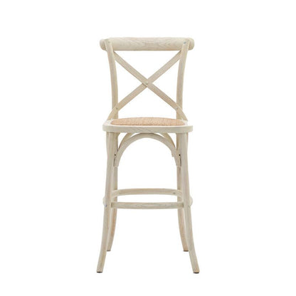 paris bar stool 2 pack in white - nineteen/seventy