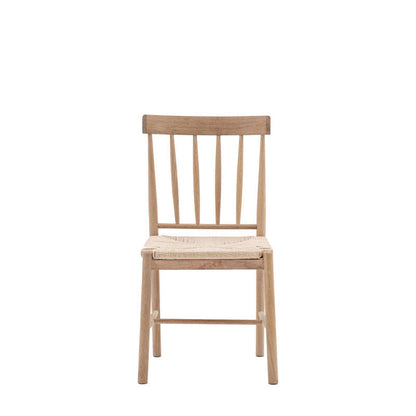 prairie dining chair 2 pack in natural - nineteen/seventy