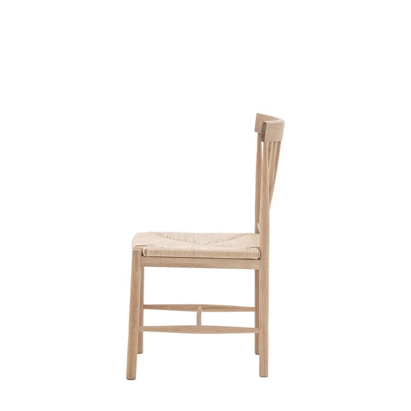 prairie dining chair 2 pack in natural - nineteen/seventy