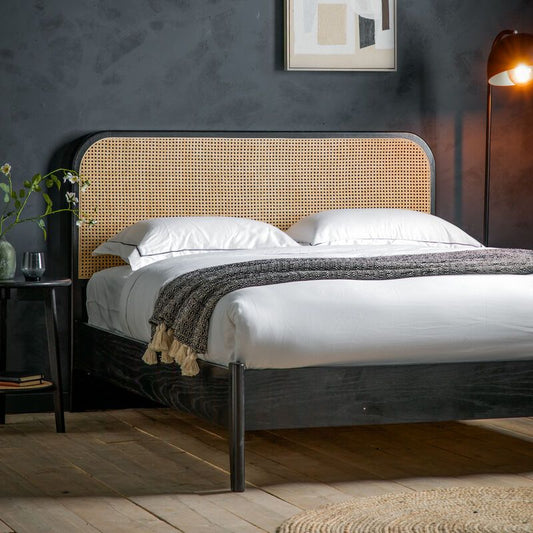 skye bedstead black - nineteen/seventy