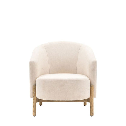 tilly armchair in natural - nineteen/seventy