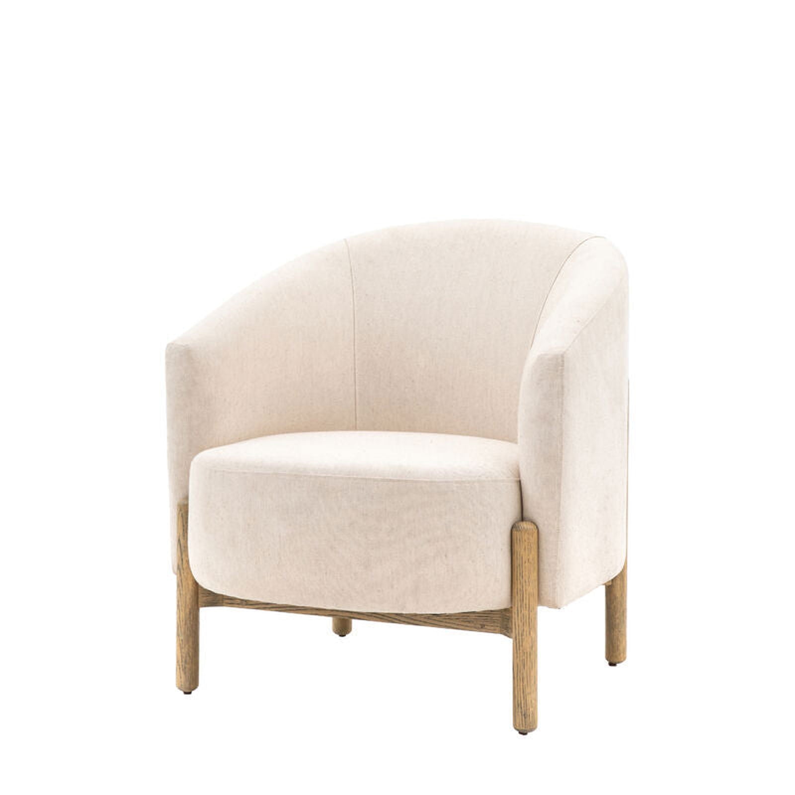 tilly armchair in natural - nineteen/seventy