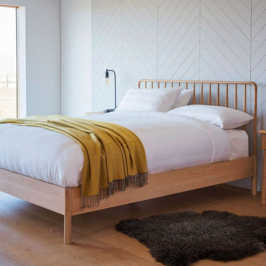 wade oak bedstead - nineteen/seventy