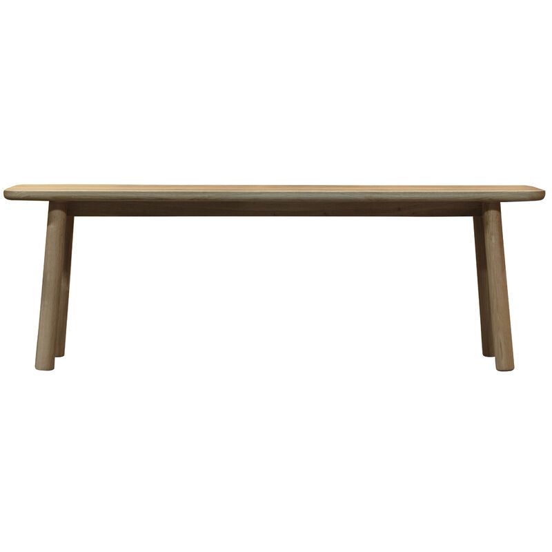 wade oak dining bench - nineteen/seventy